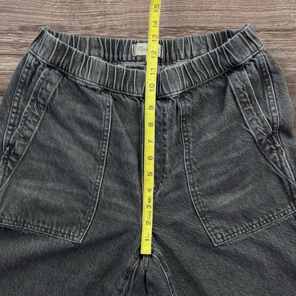 Madewell Relaxed Pull On Elastic Waist Medium Denim Jeans Sz: ST - Picture 7 of 14